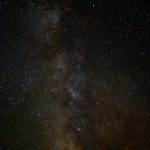 Обзор потолка со светящимися звездами проекция